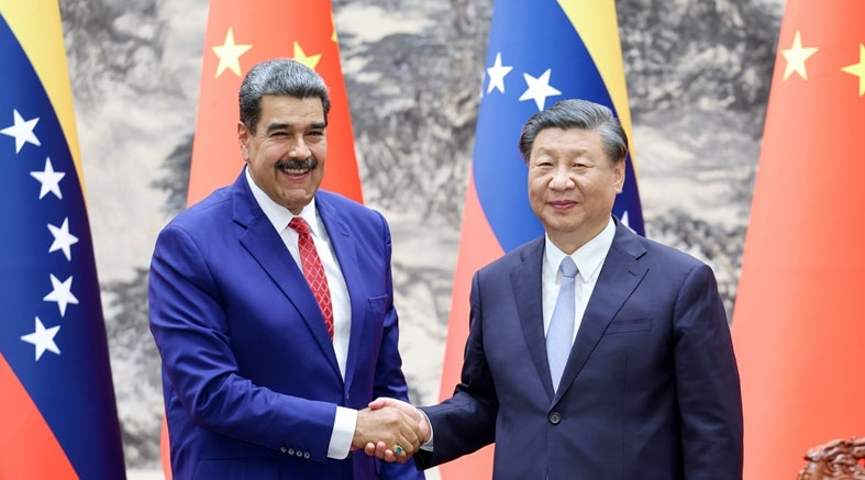 习近平同委内瑞拉总统马杜罗会谈
